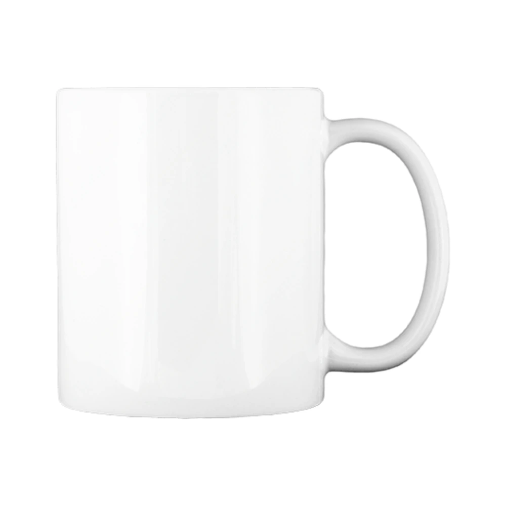 Tasse blanche vierge à personnaliser